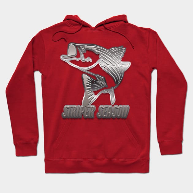 Striper Season Hoodie by Fisherbum